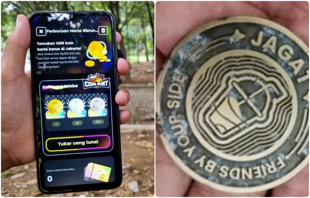 Viral Tren Mencari Koin Jagat Senilai Rp100 juta
