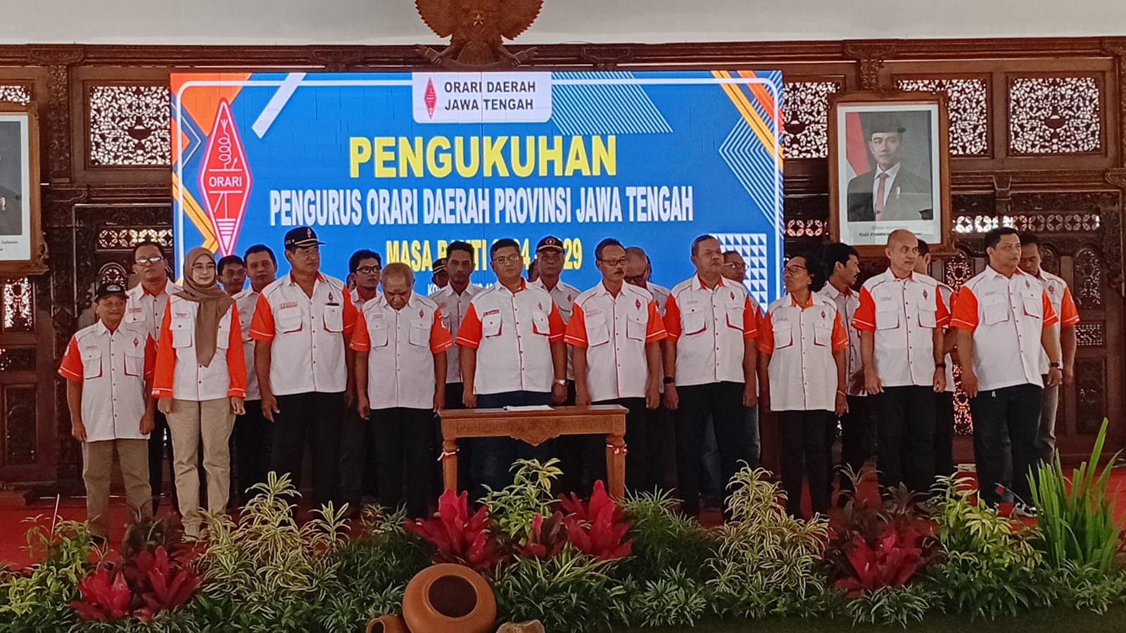 Pengurus ORARI Daerah Provinsi Jateng Masa Bakti 2024-2029 Dikukuhkan