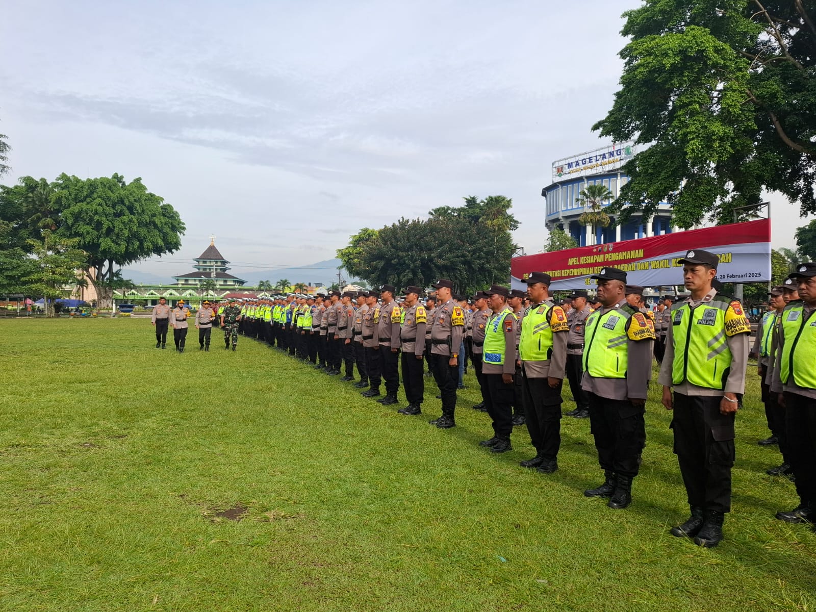 Apel Kesiapan Pengamanan Retreat Kepala Daerah di Magelang, 937 Personel Gabungan Disiagakan