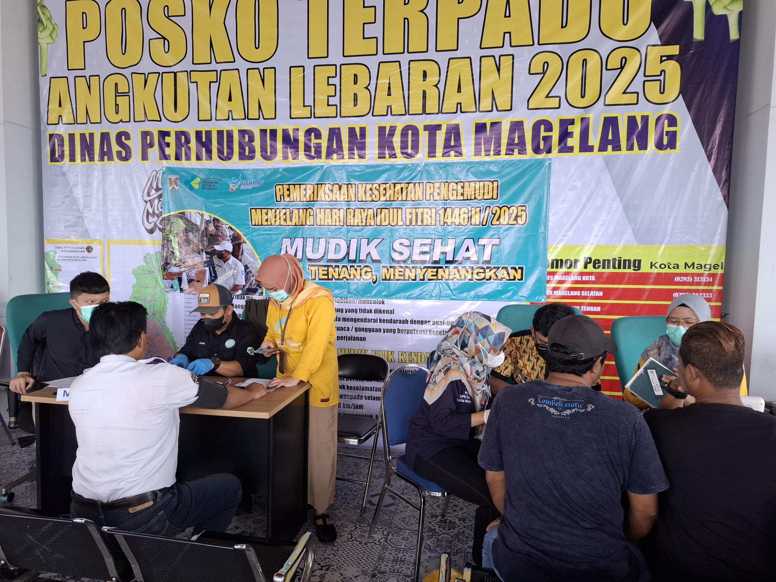 Jelang Mudik Lebaran, Dinkes Kota Magelang Periksa Kesehatan Awak Bus di Terminal Tidar