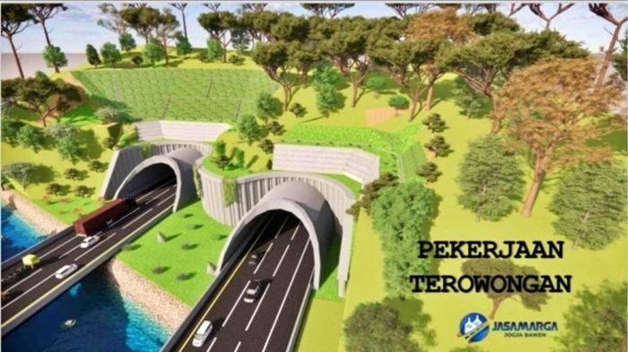 Desain terowongan di Jalan Tol Jogja Bawen_foto jasamarga