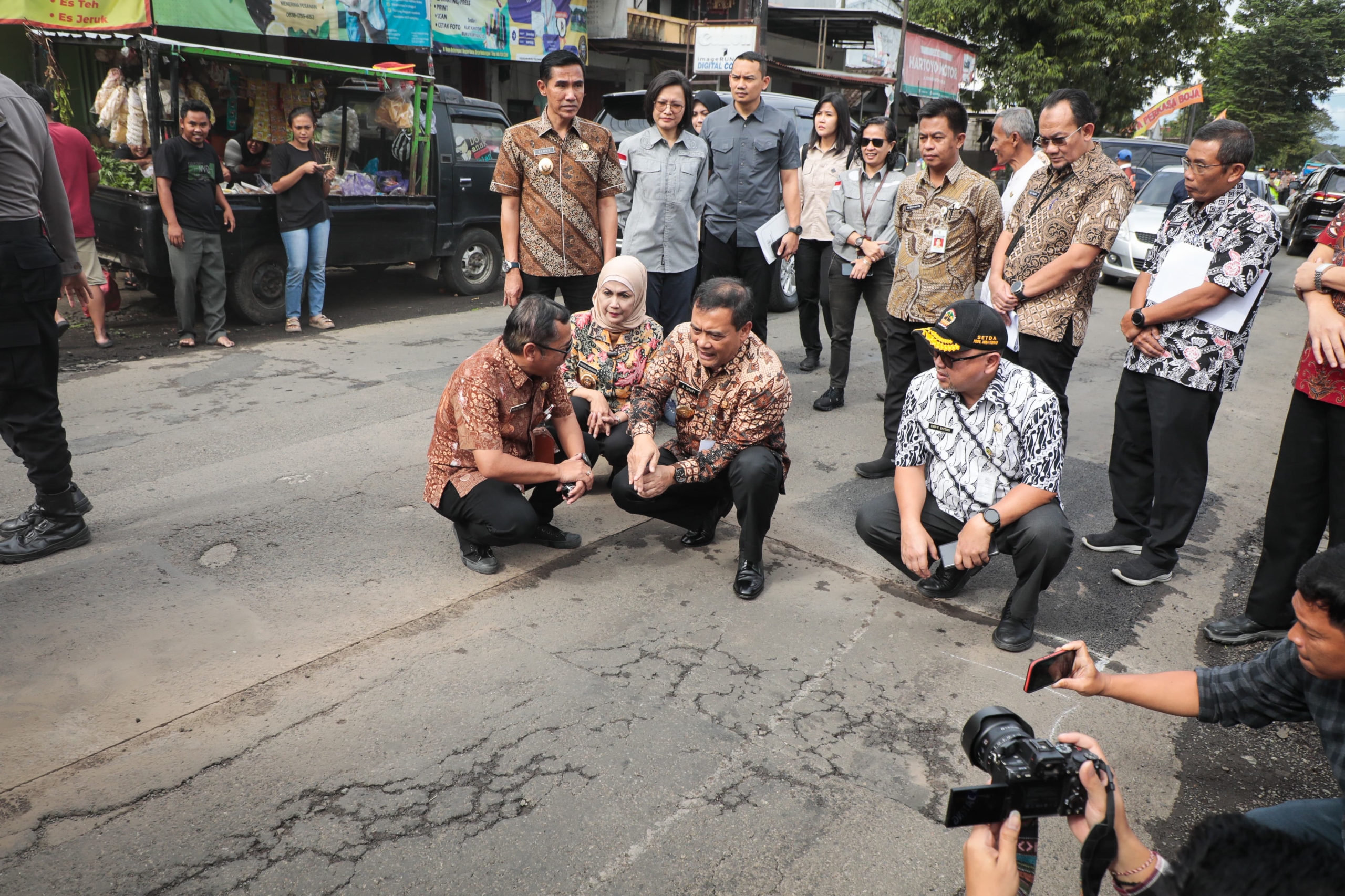 Gubernur Jateng Cek Perbaikan Jalan, Progresnya Sudah Capai 88 Persen
