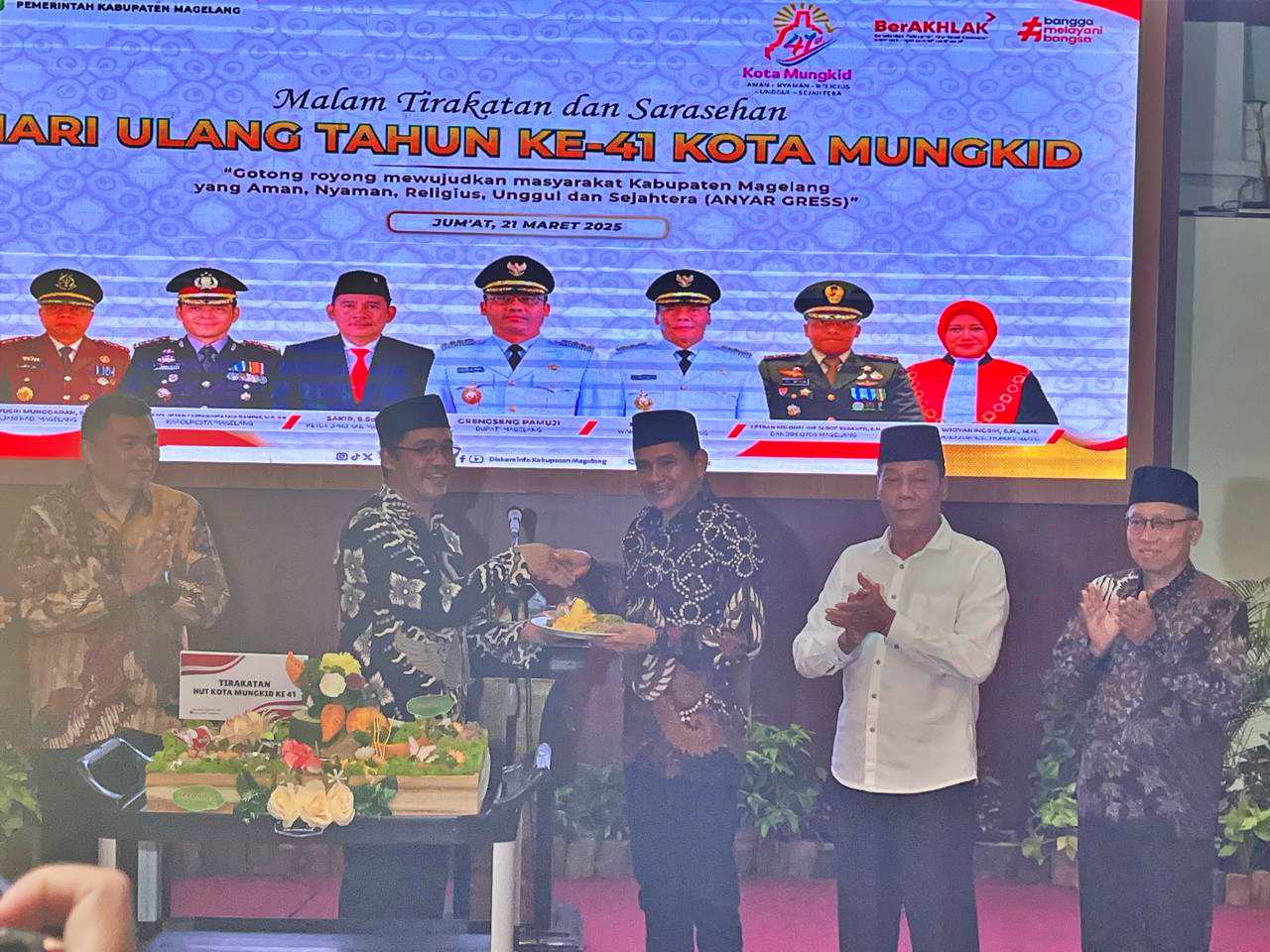 LDII Kabupaten Magelang ikuti Malam Tirakatan dan Sarasehan peringatan HUT Kota Mungkid ke 41