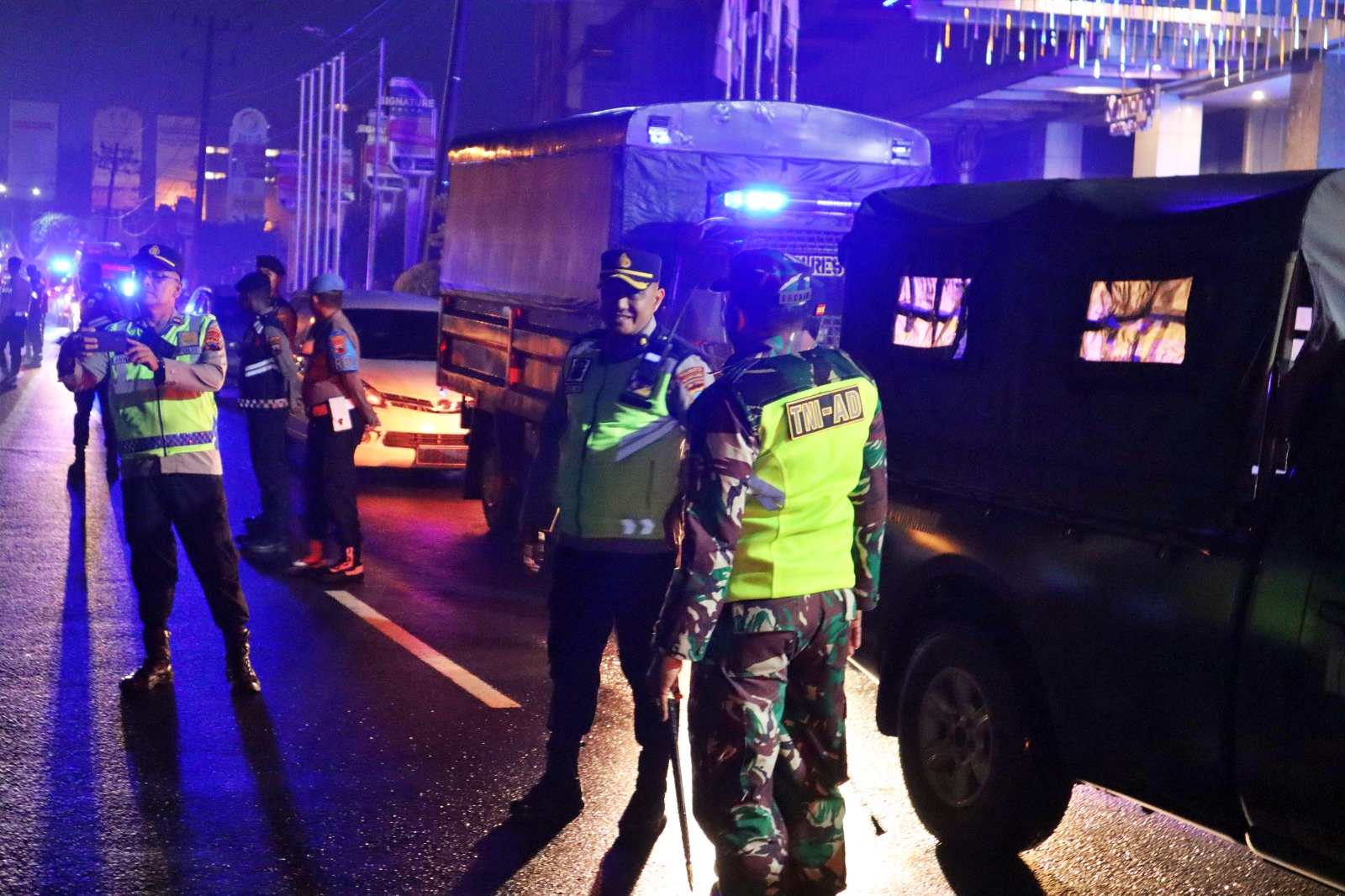 Patroli Skala Besar Polresta Magelang bersama Kodim 0705 Magelang