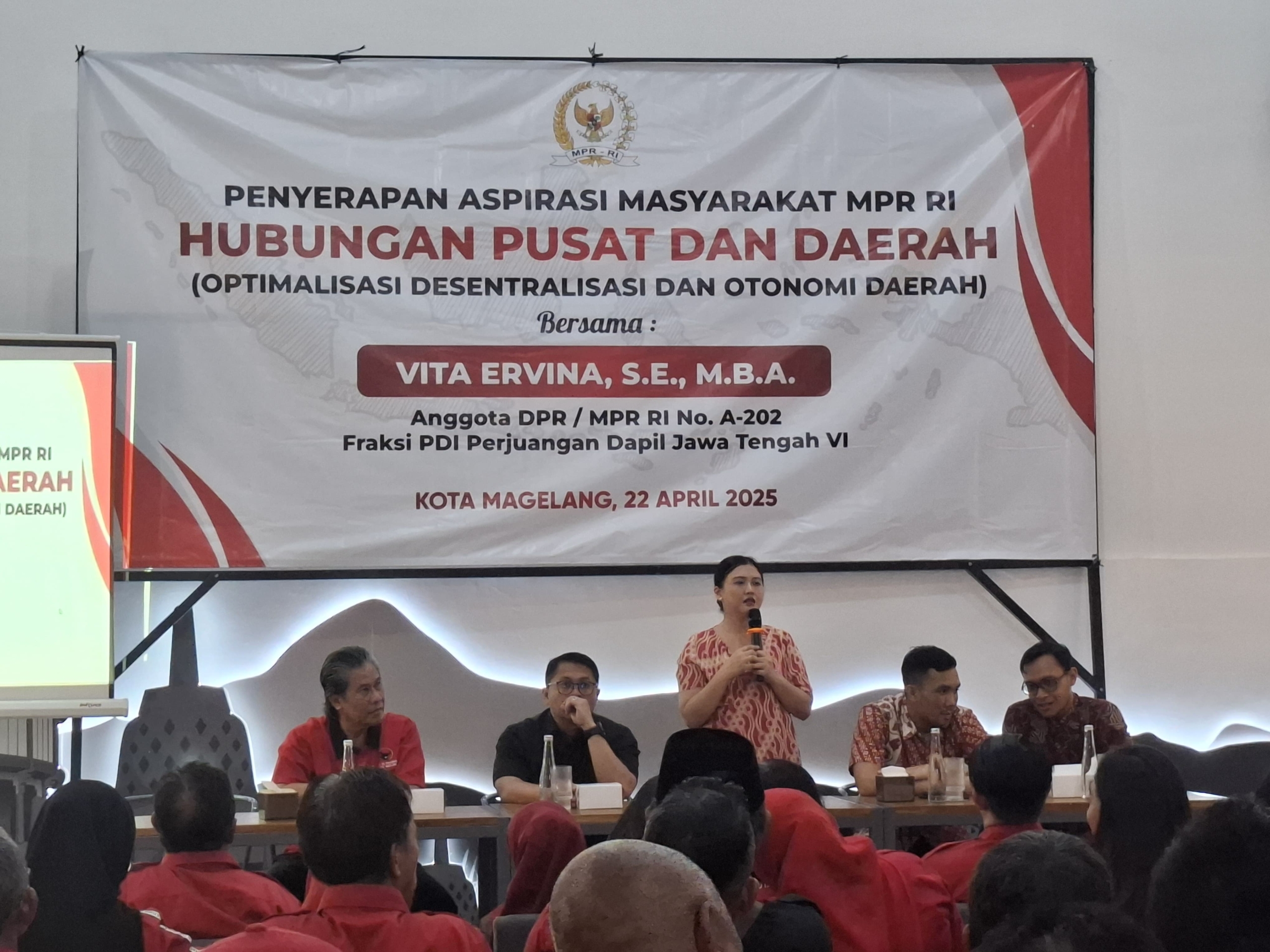 Vita Ervina Serap Aspirasi Masyarakat di Kota Magelang, Dorong Peningkatan Kesadaran Hukum