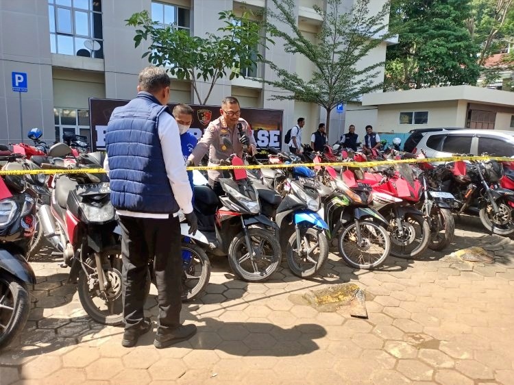 olda Jateng sita 38 unit sepeda motor hasil penadah di wilayah Magelang