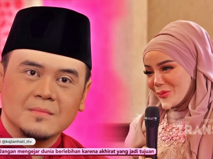 tangkapan layar video PNS berdagu lancip ikut kajian_transcop