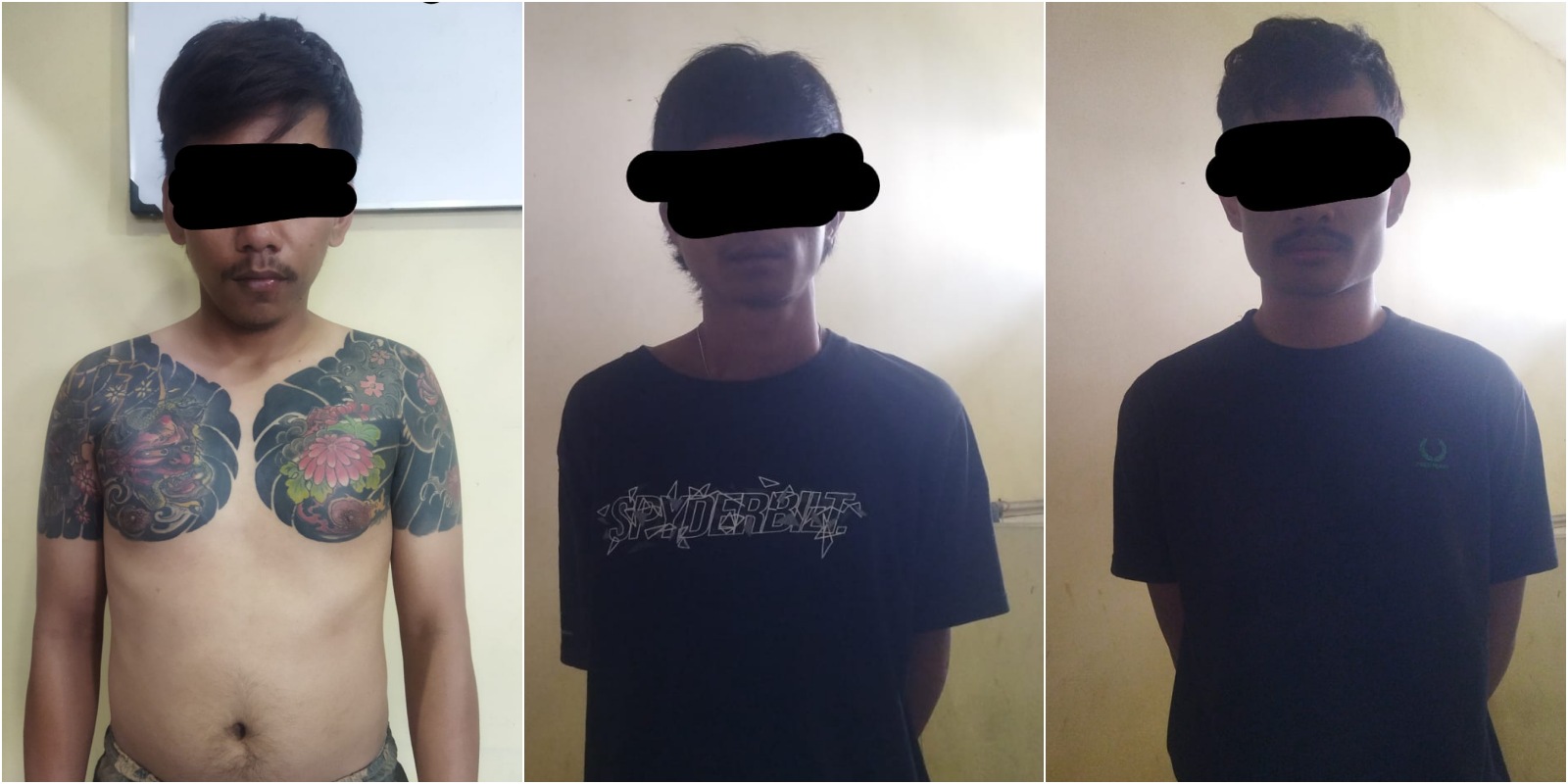 tiga pelaku pencurian di Dukun Kabupaten Magelang