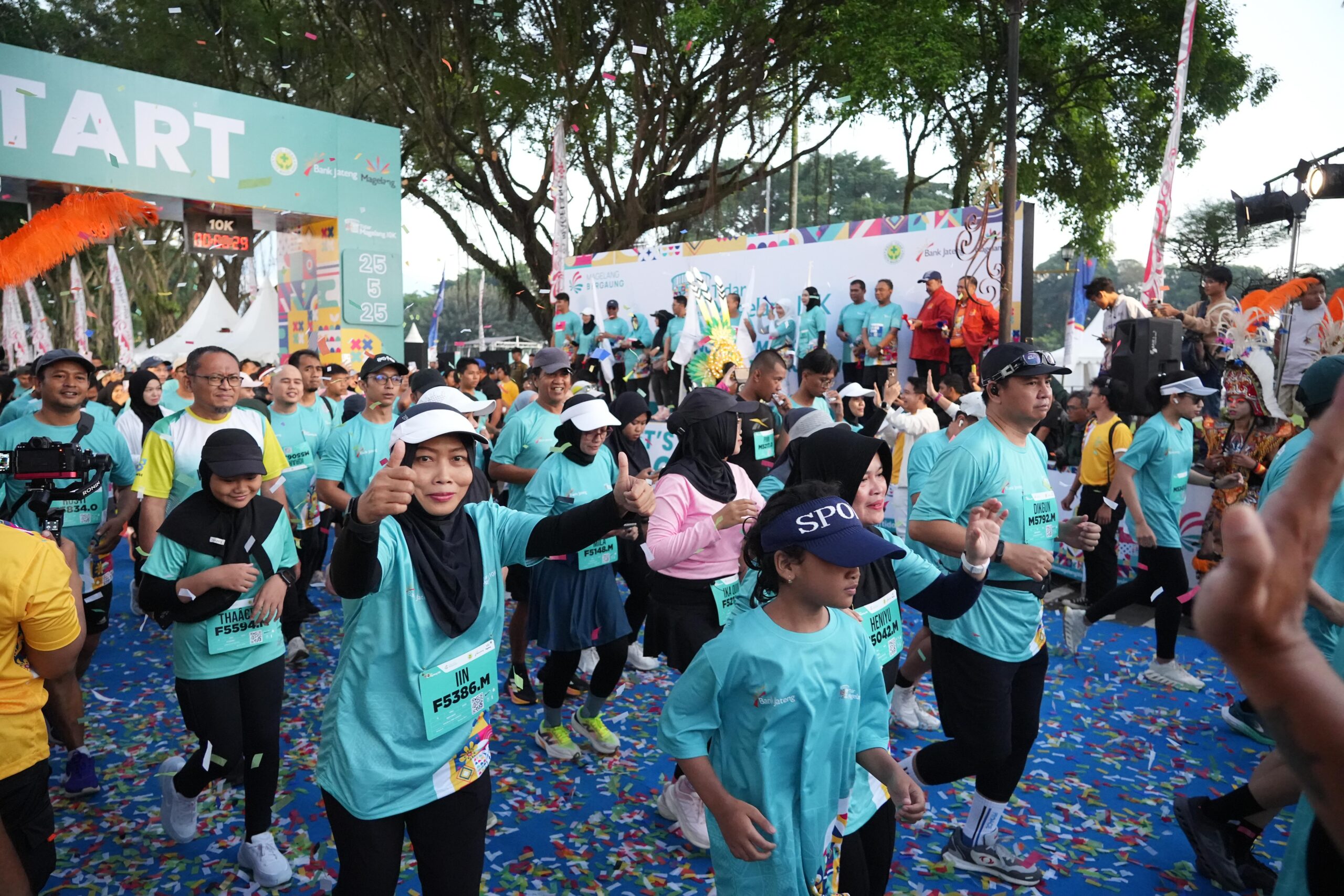 Ribuan Pelari Meriahkan Tidar Magelang 10K
