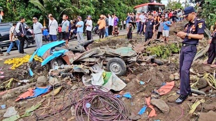 Kecelakaan tragis di Kalijambe Purworejo, 11 Guru asal Magelang meninggal dunia