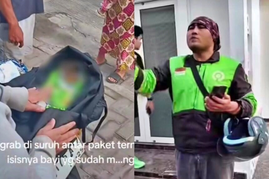 Mayat Bayi Dibuang Pakai Ojol