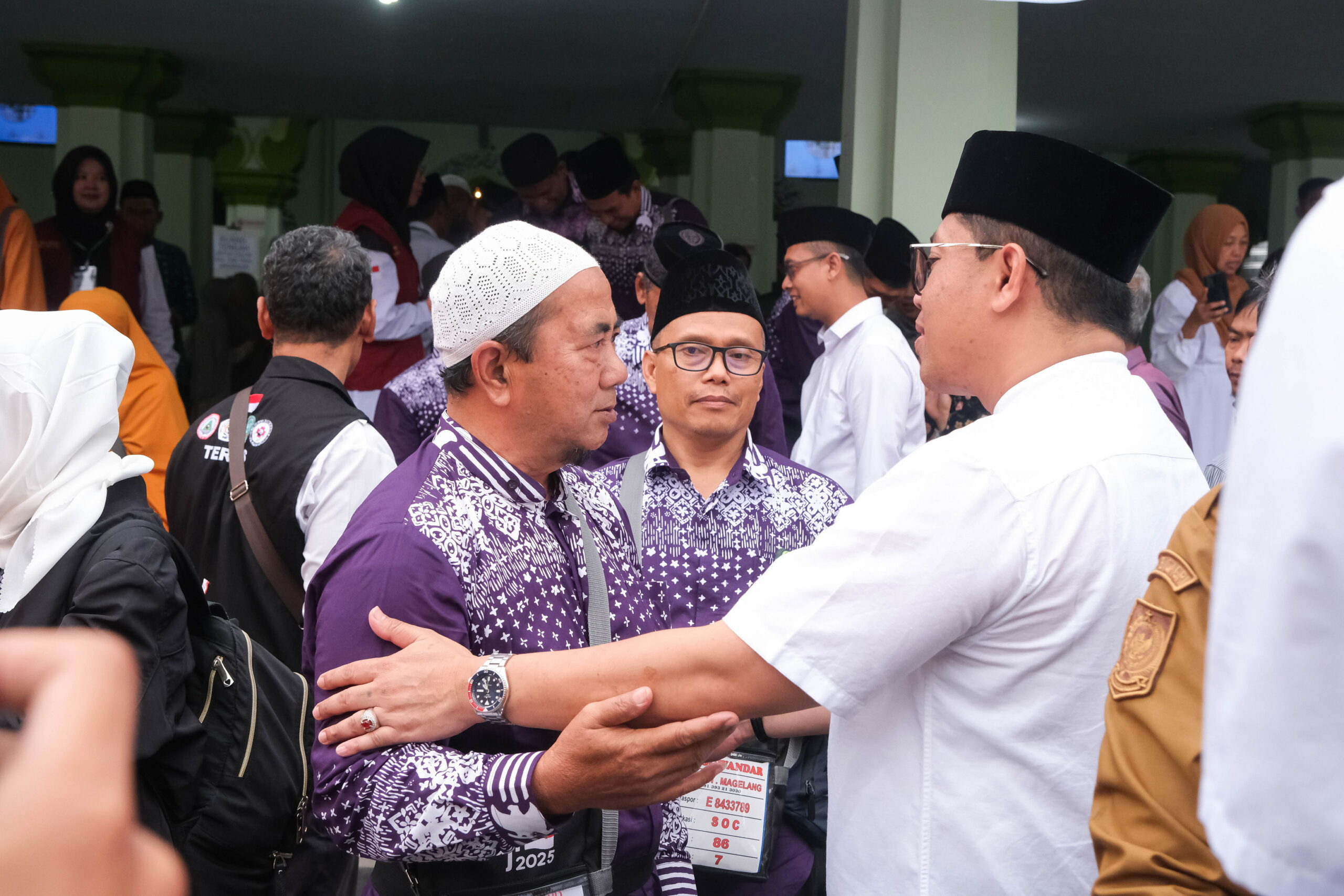 Lepas Jamaah Calon Haji, Wali Kota Damar: Mohon Doakan Kota Magelang di Tanah Suci