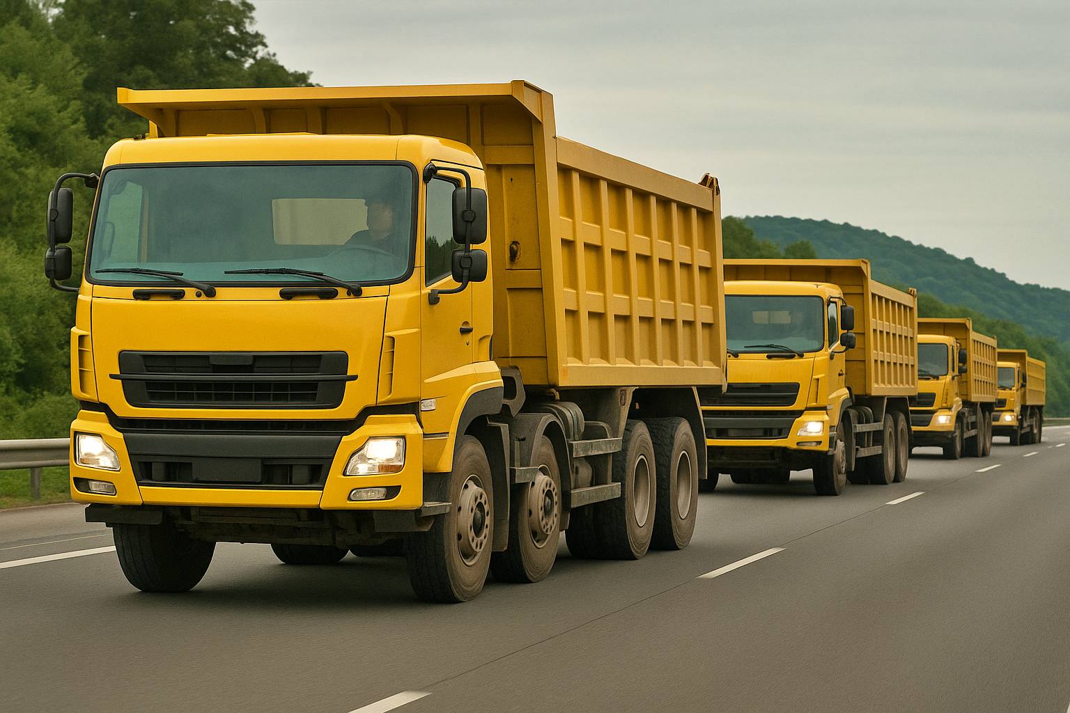 ilustrasi Kendaraan Berat