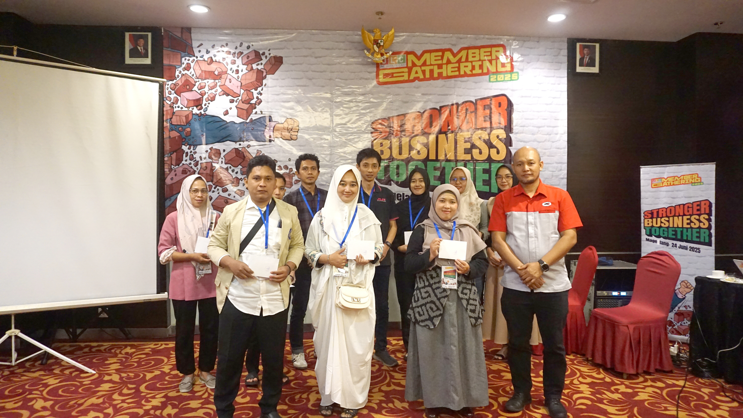 JNE Gelar JLC Member Gathering 2025 di Magelang, Usung Tema Stronger Business Together 