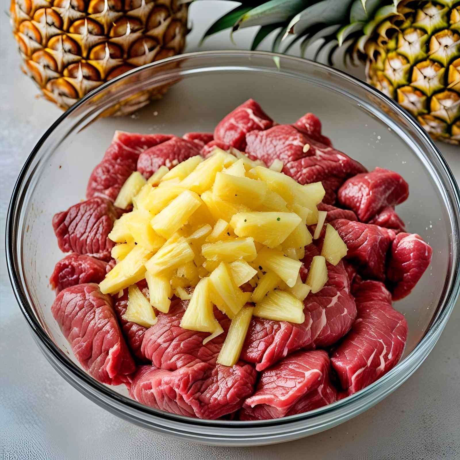 Daging dengan Nanas