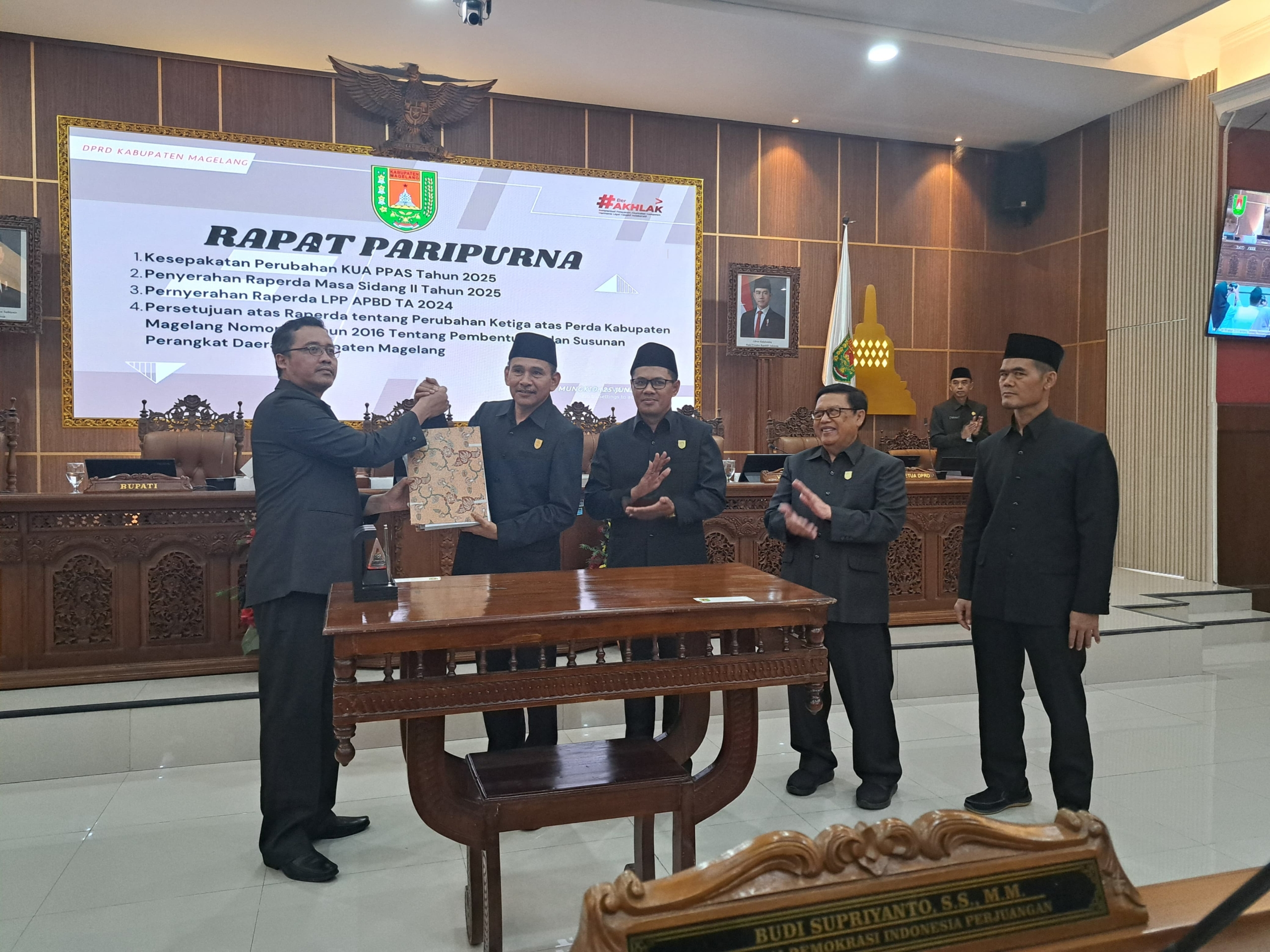 DPRD Kabupaten Magelang dan Eksekutif Sepakati Perubahan KUA PPAS 2025