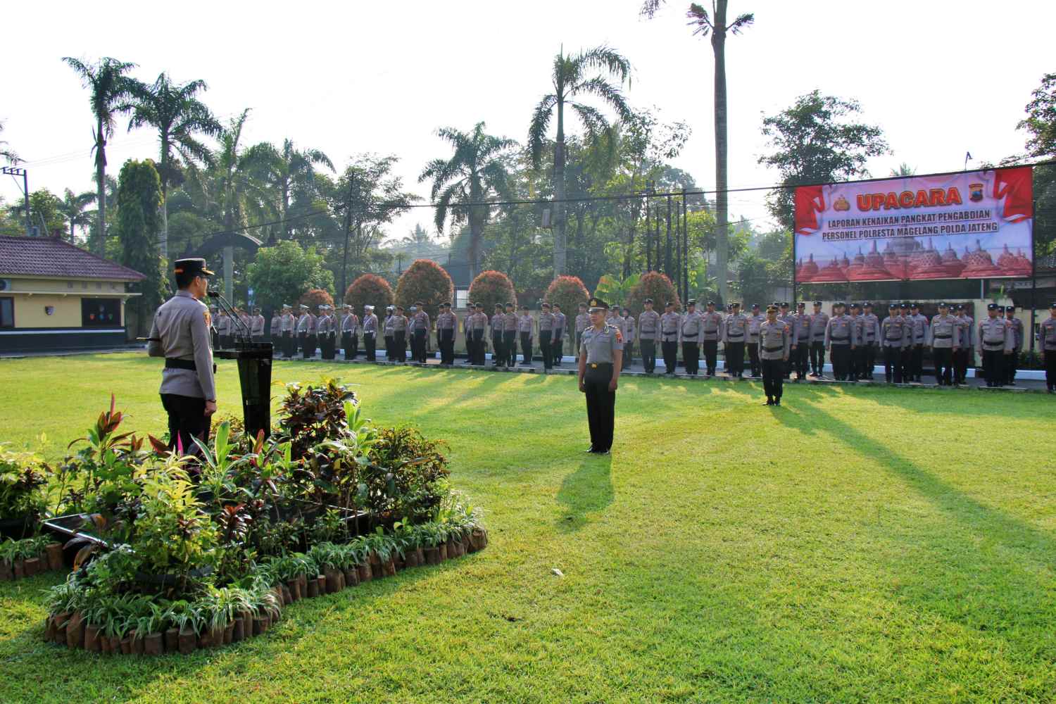 Kenaikan Pangkat Anggota Polresta Magelang
