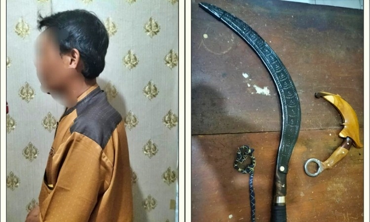 Pria di Gading Serang Kades dengan Senjata Tajam