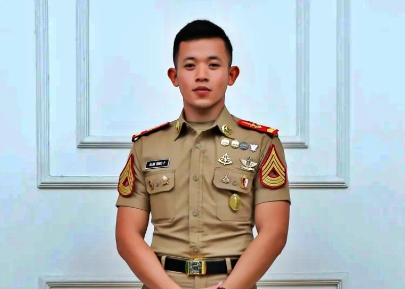 Alim Bimo Pratowo, putra Kasatlantas Polres Wonogiri, AKP Subroto, yang meraih penghargaan Adhi Makayasa sebagai lulusan terbaik Akmil Magelang 2025