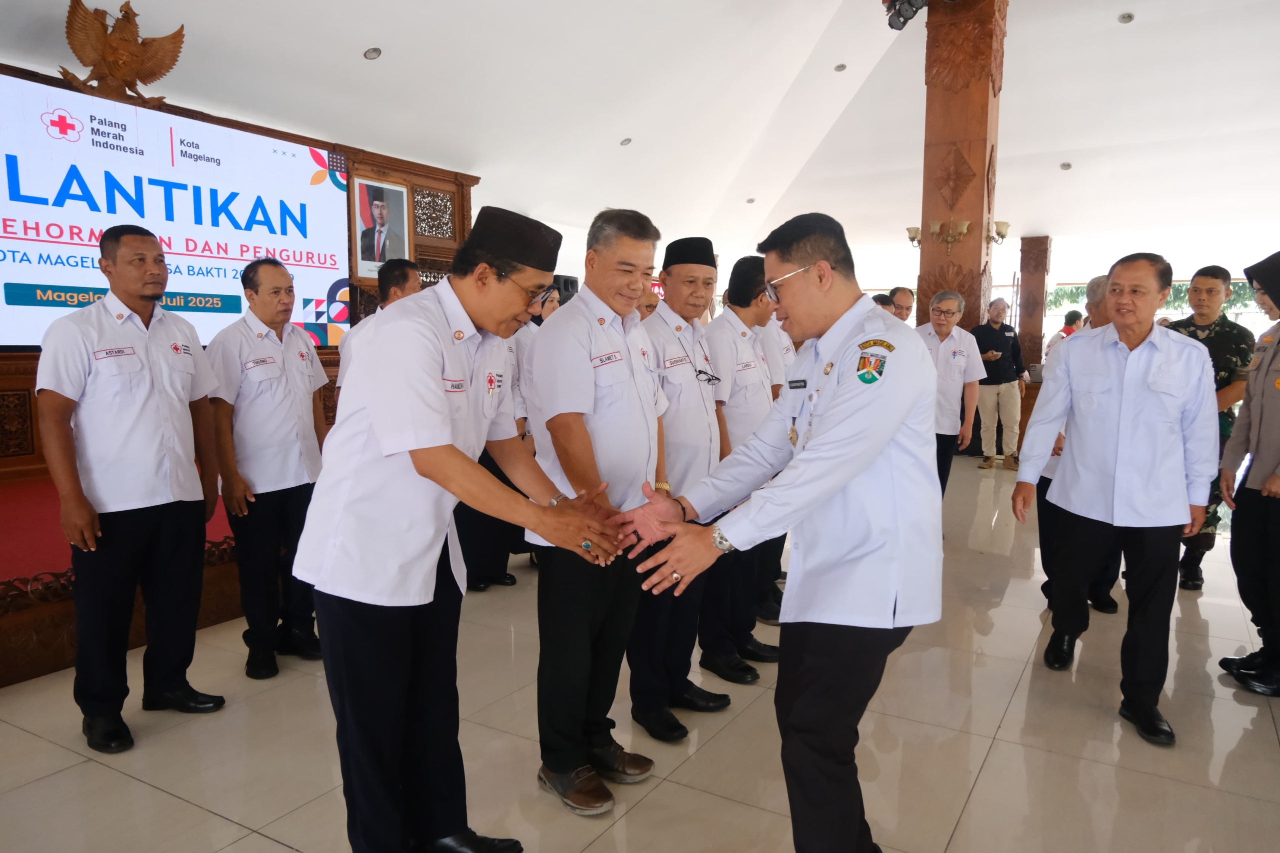 Pengurus PMI Kota Magelang 2024–2029 Dilantik, Damar Tekankan Integritas dan Kejujuran