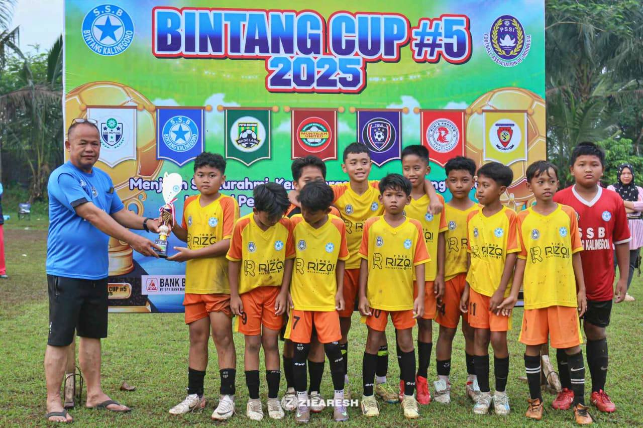 Lima Tahun SSB Bintang Kalinegoro, Gelar Turnamen Sepak Bola Usia Dini