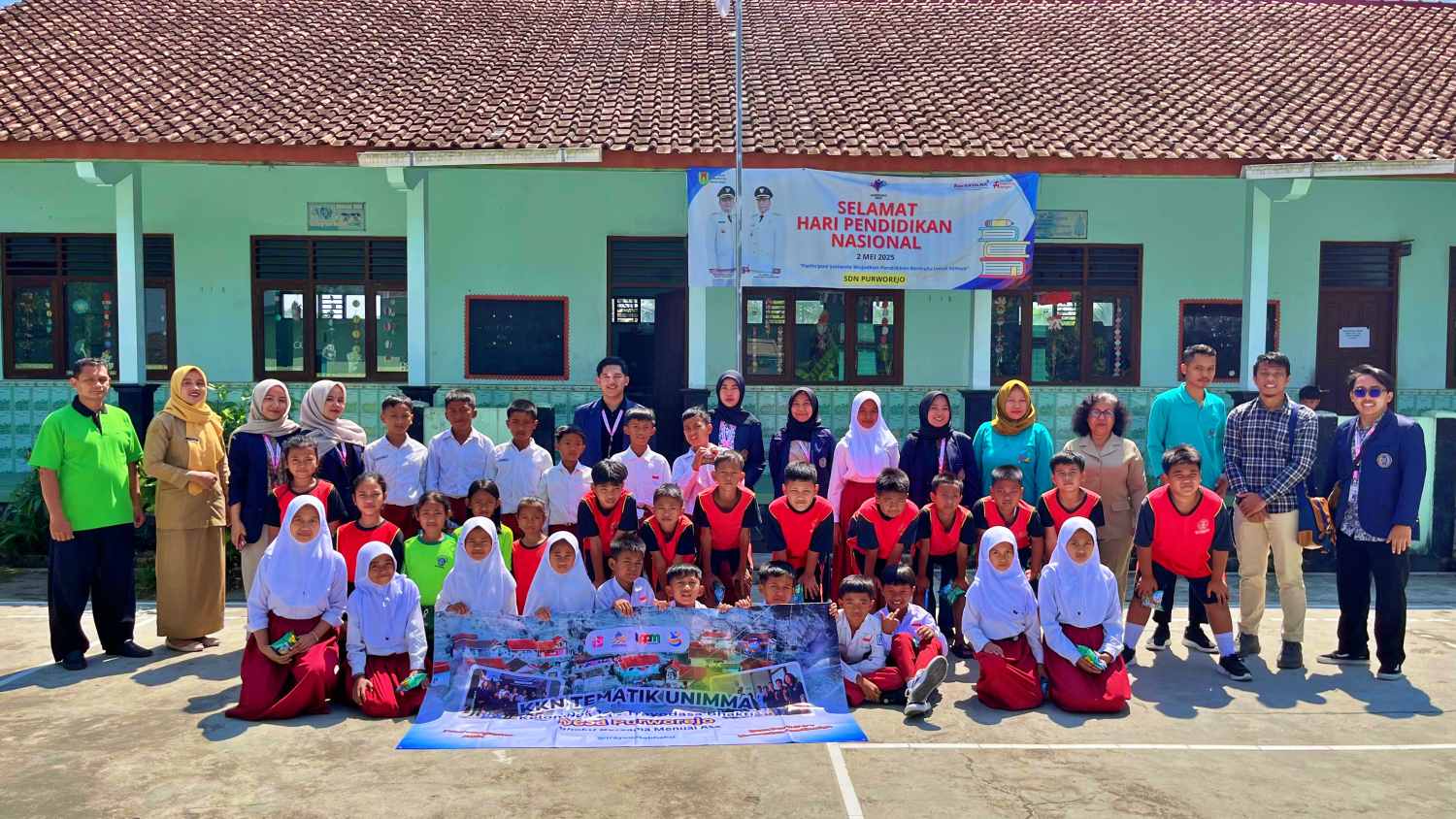 Mahasiswa KKN UMMagelang Ajak Siswa SDN Purworejo Belajar Cuci Tangan Lewat Lagu dan Permainan Edukatif