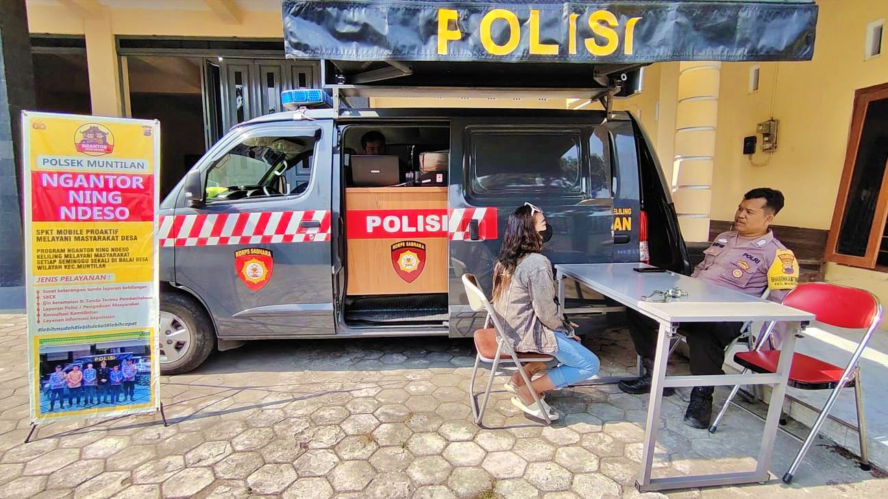 Polsek Muntilan Ngantor Neng Ndeso dekatkan pelayanan kepada maysarakat di Desa Keji