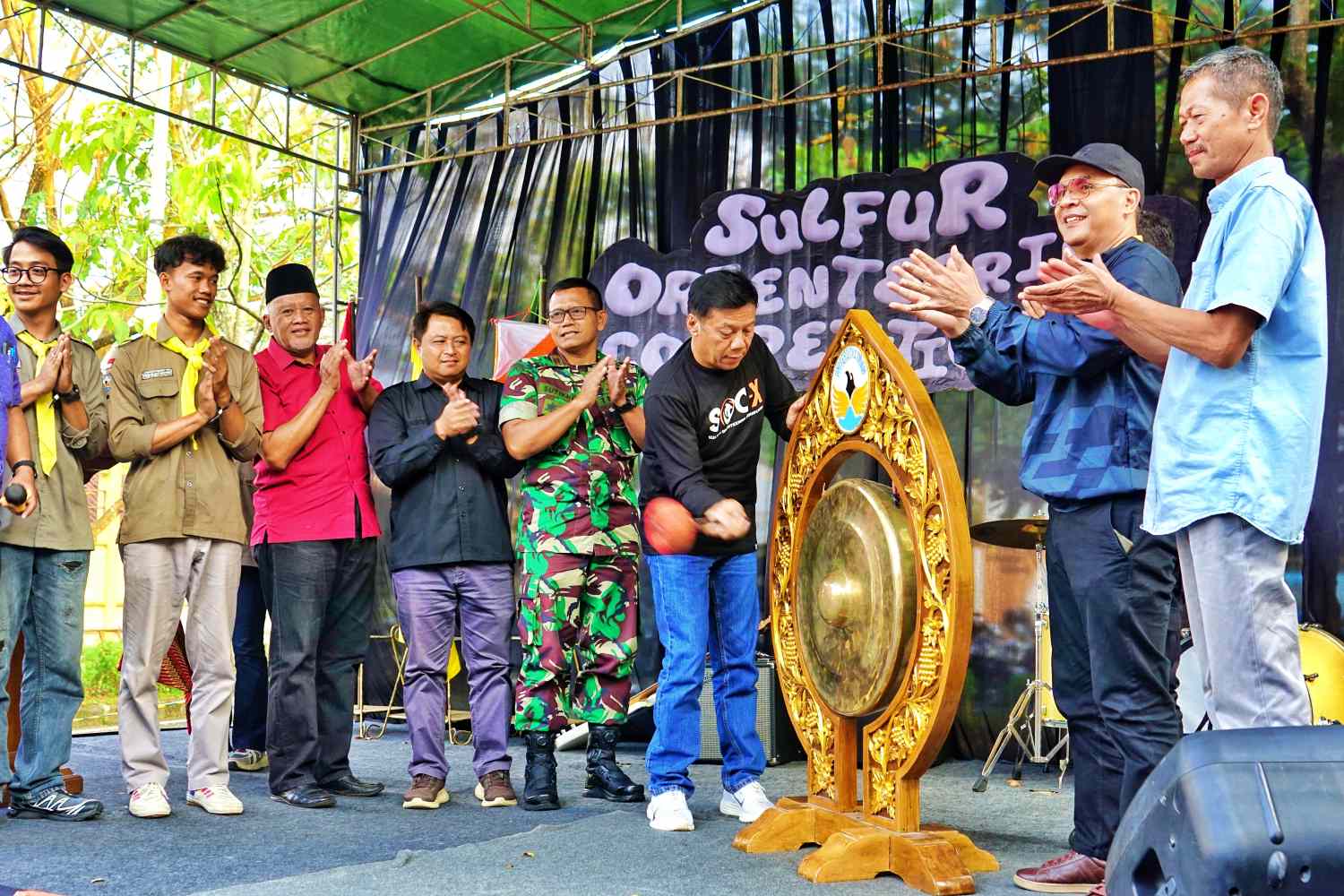 Wakil Bupati Magelang Sahid saat membuka acara SOC X Universitas Tidar Magelang