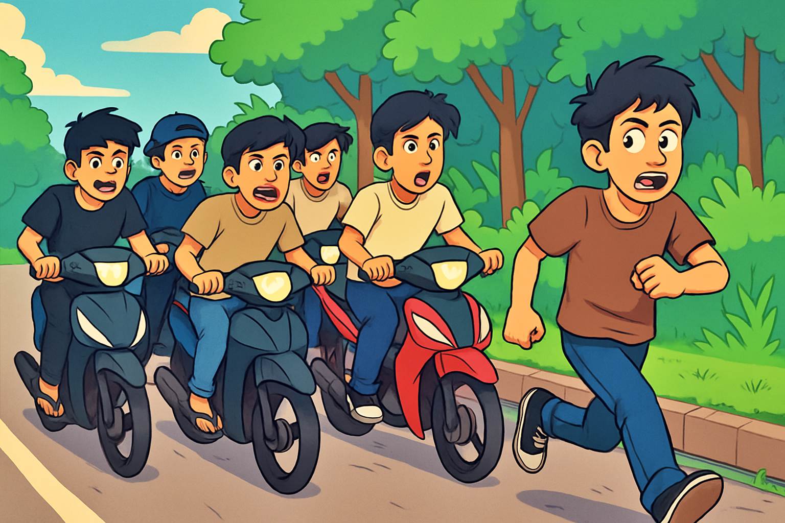 ilustrasi pelajar SMP di Salam diduga hendak tawuran