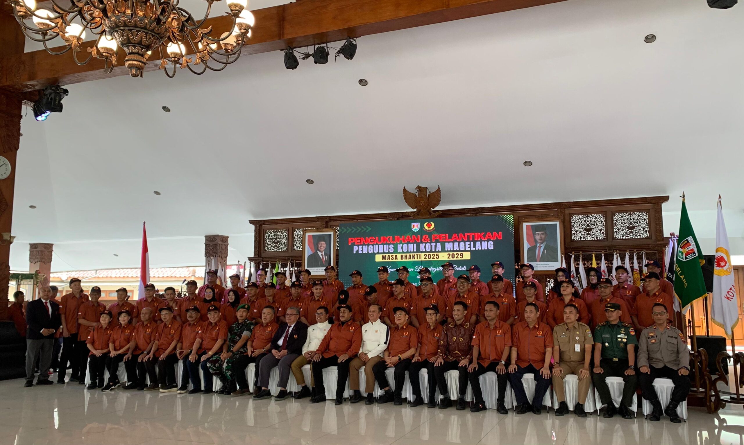 Pengurus KONI Kota Magelang 2025-2029 Dilantik, Targetkan Naik Peringkat di Porprov Jateng 2026