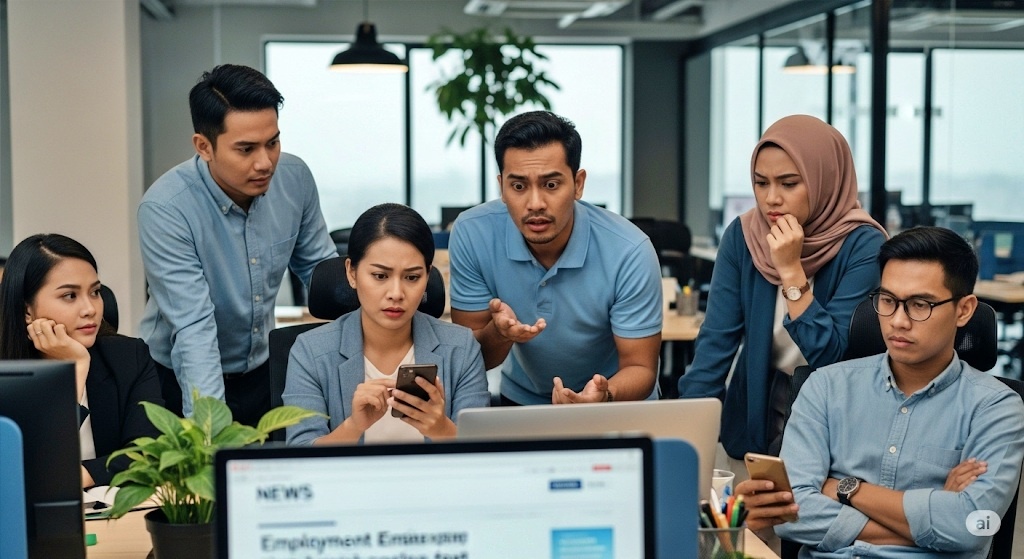 Ilustrasi Pegawai Swasta apakah dapat cuti bersama_foto AI