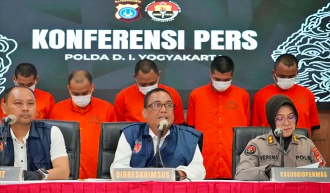 Markas Judi Online di Bantul dibongkar Polisi_dok Humas Polda Yogyakarta