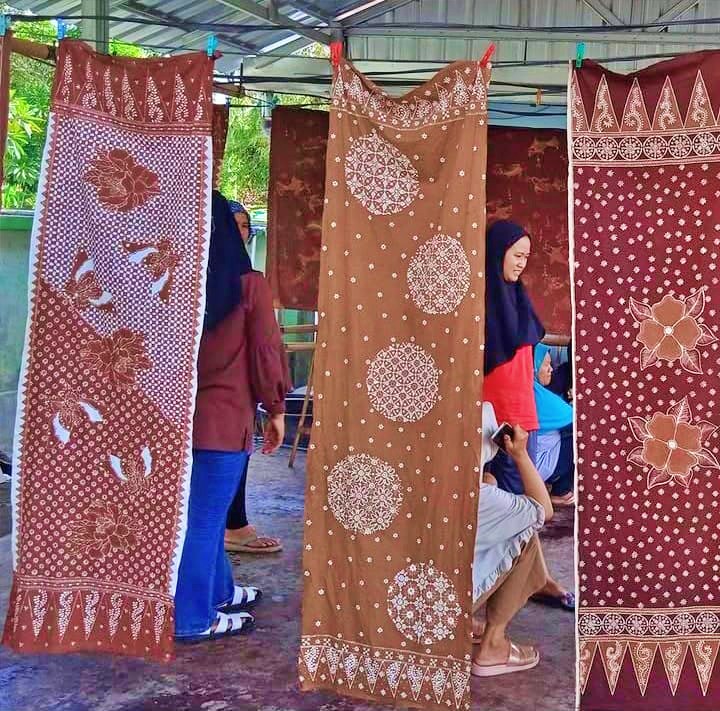 Pelatihan di Kelompok Batik Nitik Kembangsore, Kabupaten Bantul. Yogyalarta. Foto Ist