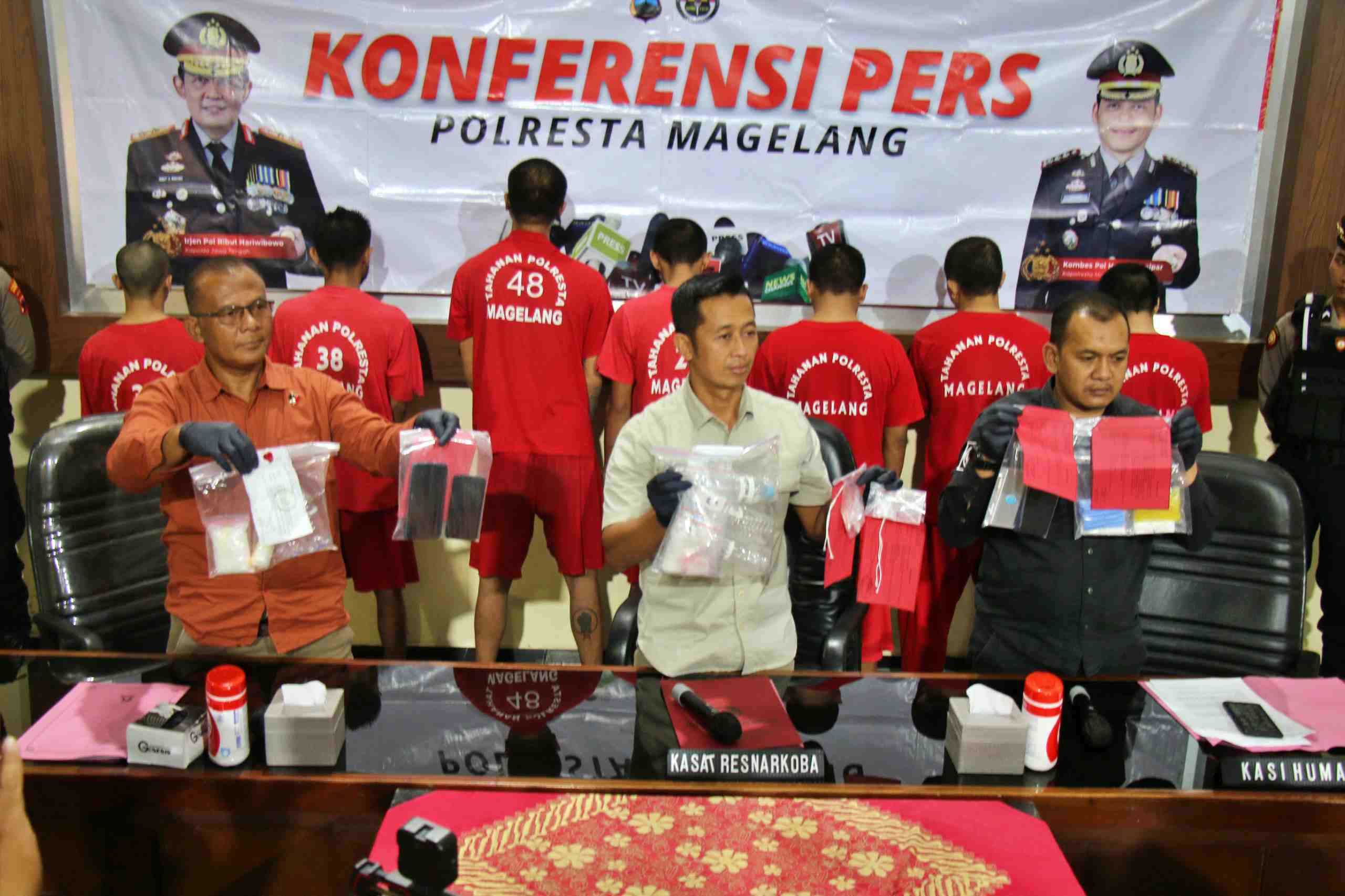 Satres Narkoba Polresta Magelang Ungkap Kasus Peredaran Narkotik Jenis Sabu