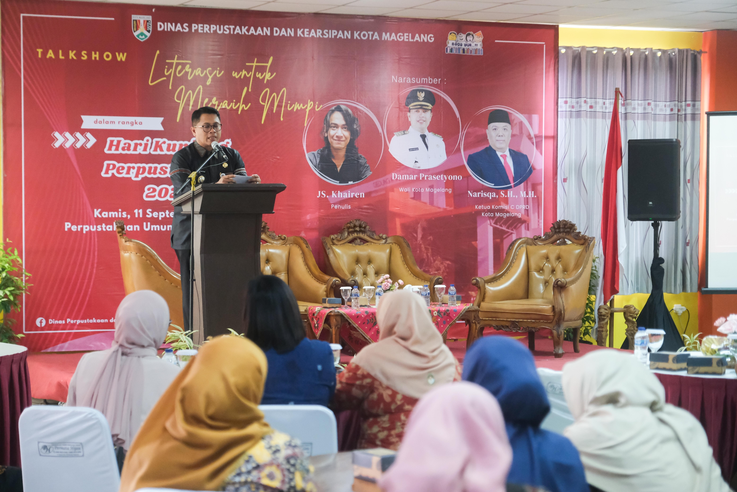 Talkshow Literasi, Pemkot Magelang Dorong Masyarakat Gemar Membaca