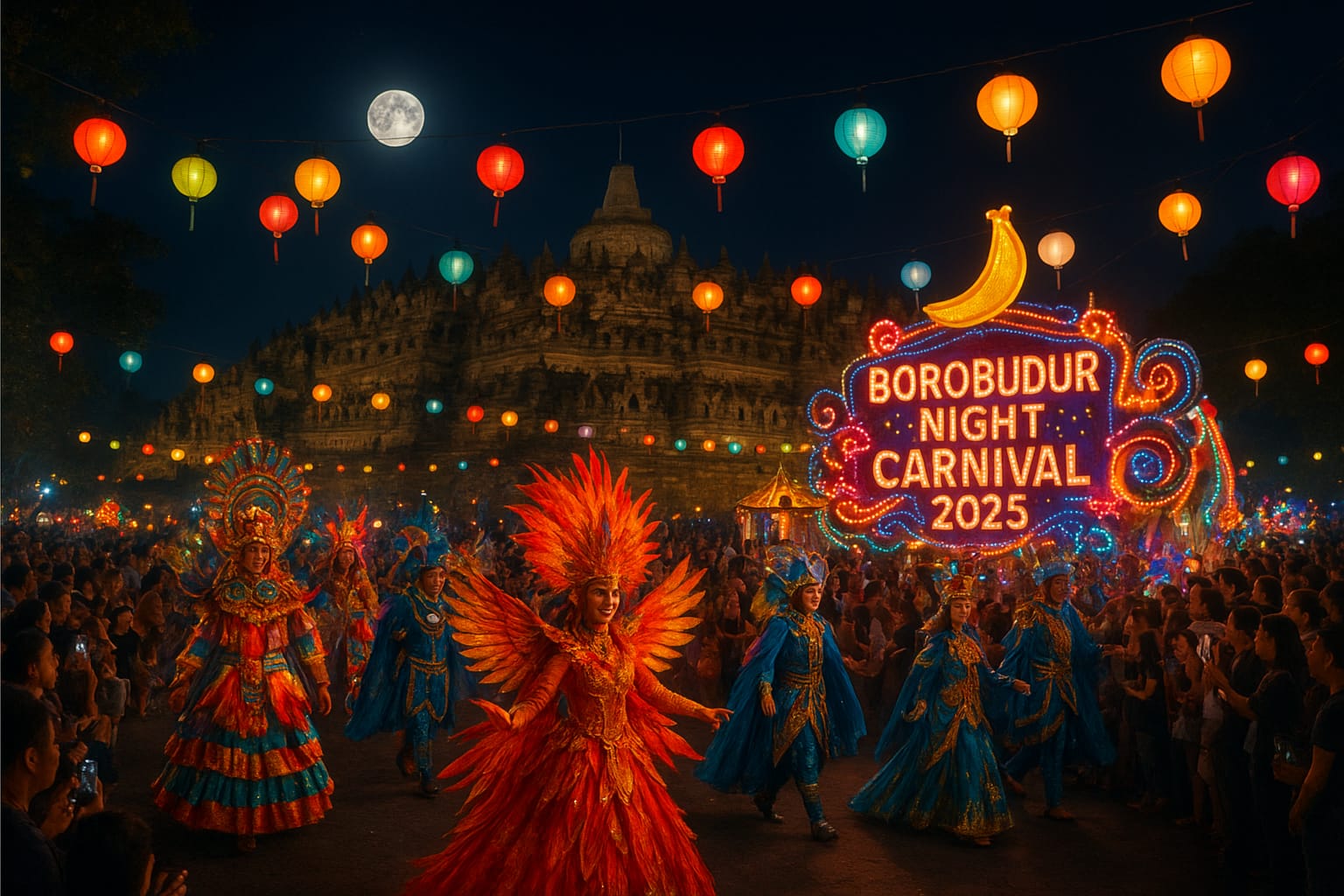 Ramaikan!! Borobudur Night Carnival 2025, Ini Jadwal dan Rutenya