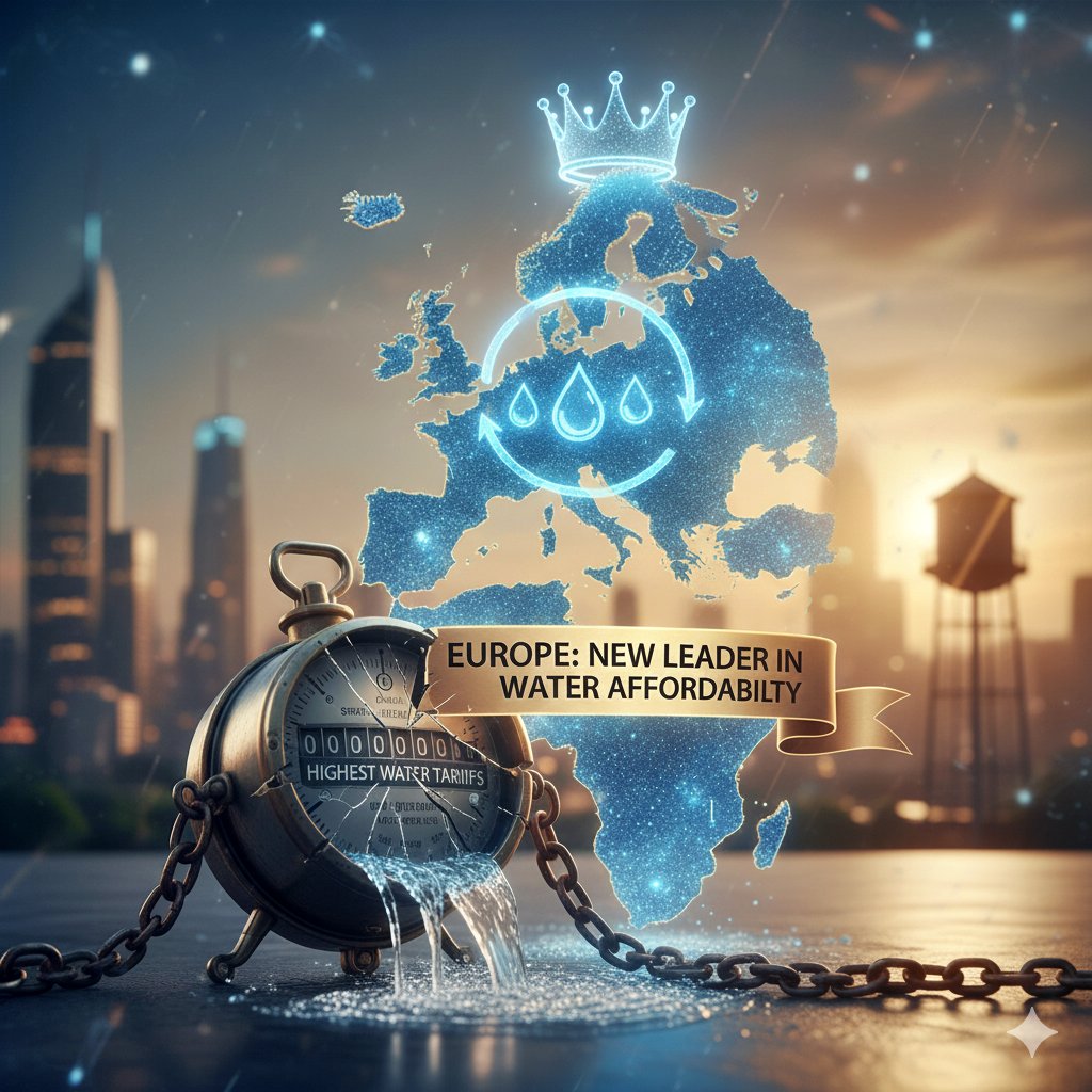 Kenaikan tarif air tertinggi akhirnya berhenti, dan Eropa muncul sebagai pemimpin baru