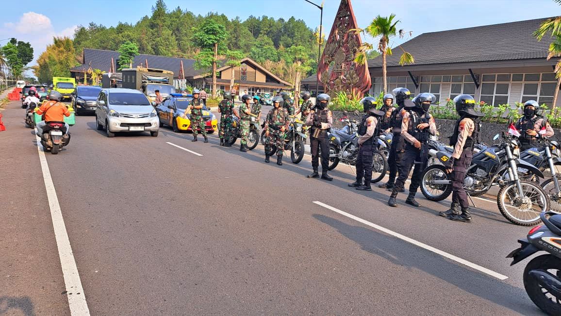 Patroli Skala Besar Jajaran Polresta Magelang dan Kodim Magelang