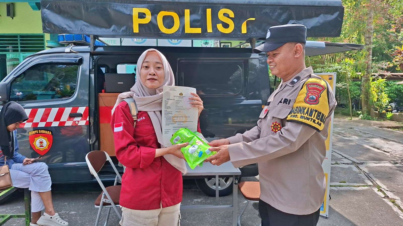 Polsek Muntilan Ngantor Ning Sekolahan