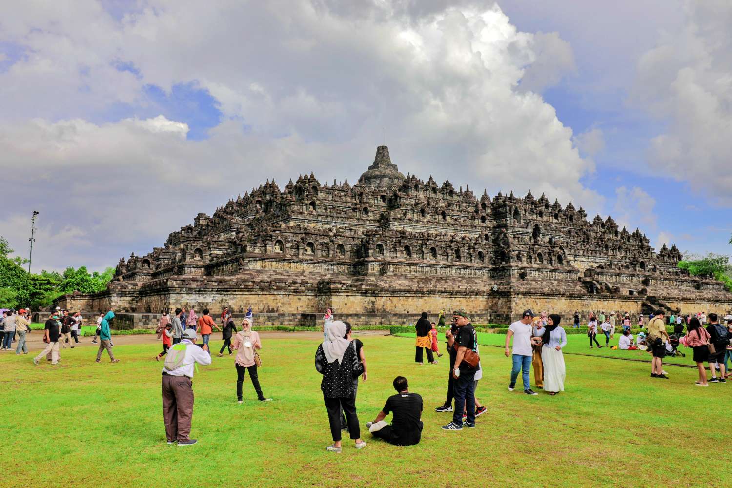 WIsatawan Candi Borobudur Magelang Jawa Tengah