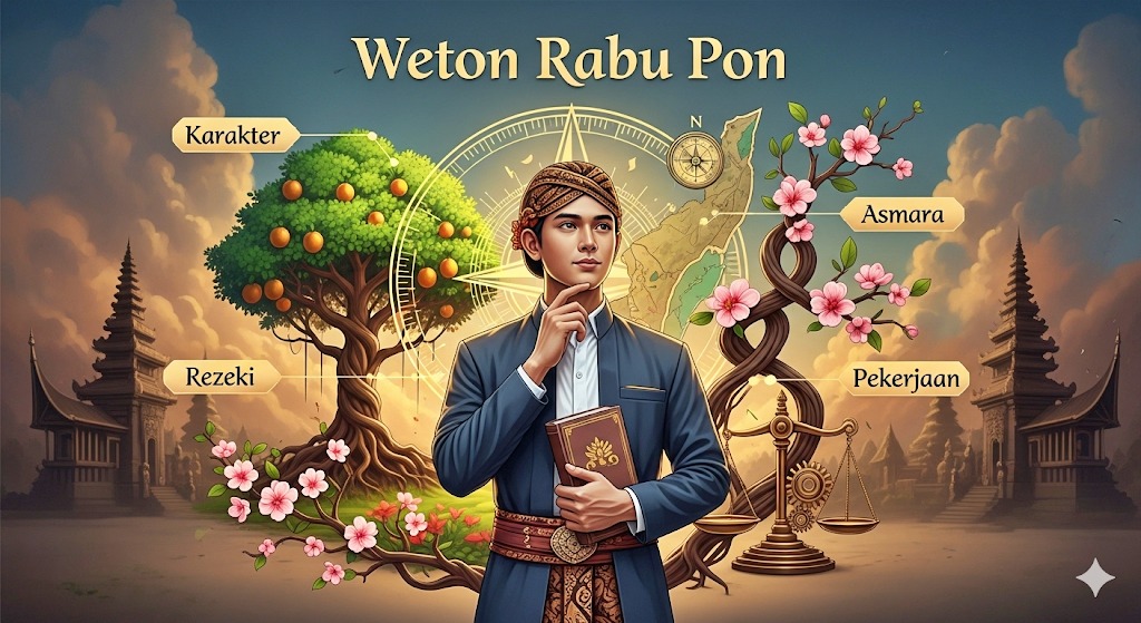 Lengkap! Primbon Jawa Bongkar Watak, Rejeki, dan Jodoh Weton Rabu Pon