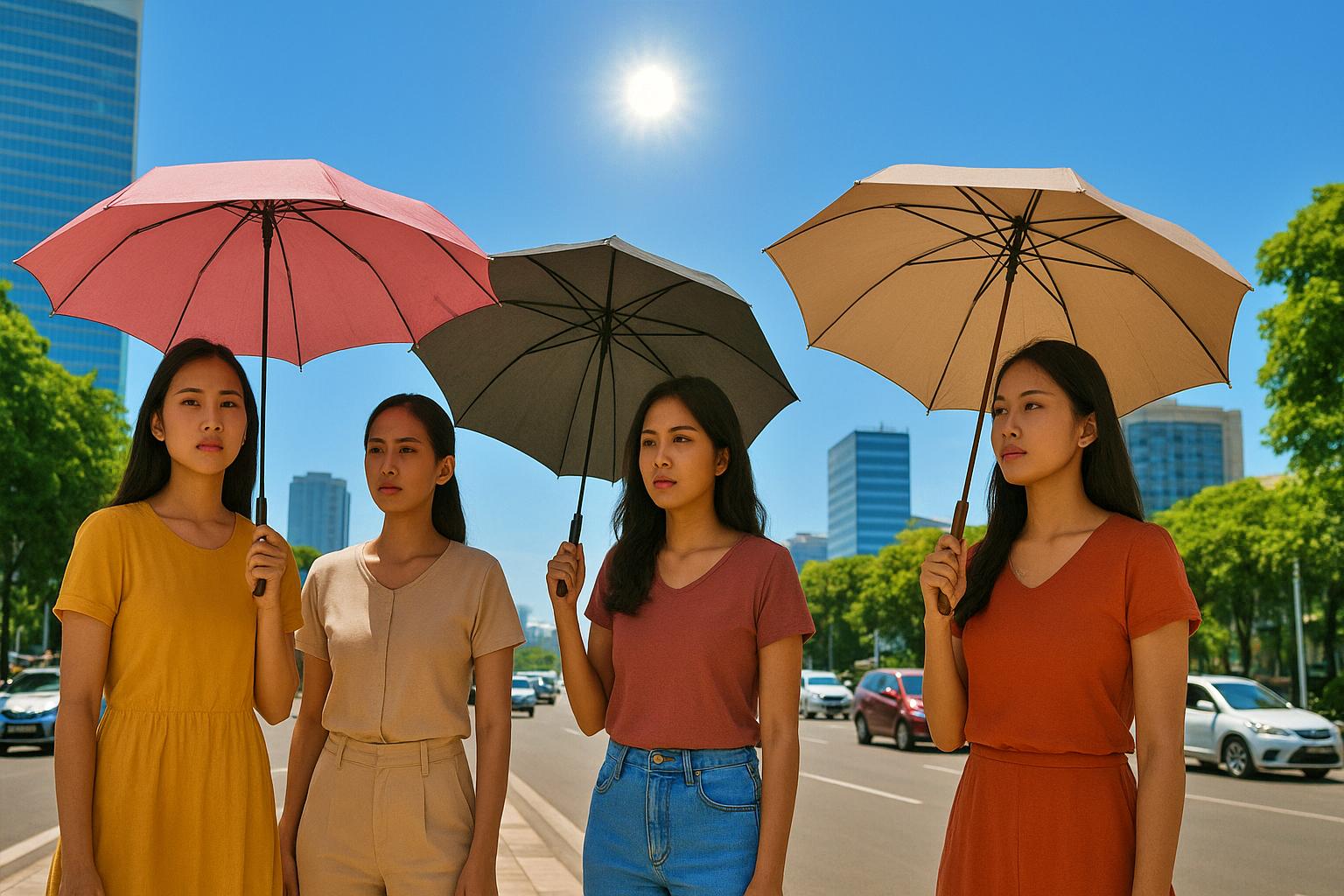 ilustrasi Cuaca Panas_Foto AI