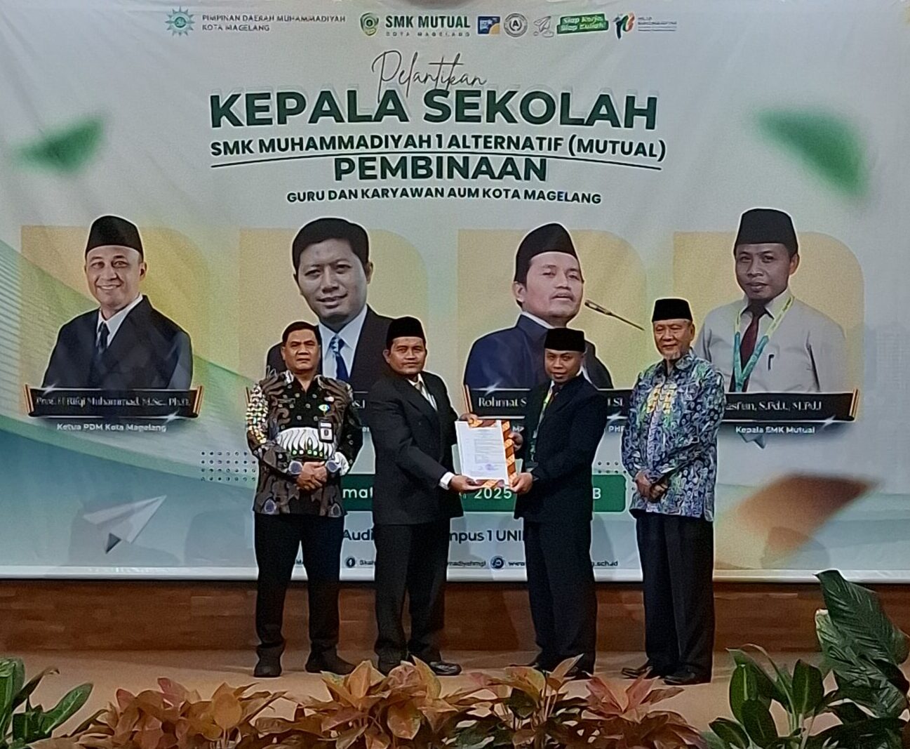 Wasi’un Resmi Dilantik Jadi Kepala SMK Mutual Kota Magelang, Luncurkan 4 Program Unggulan