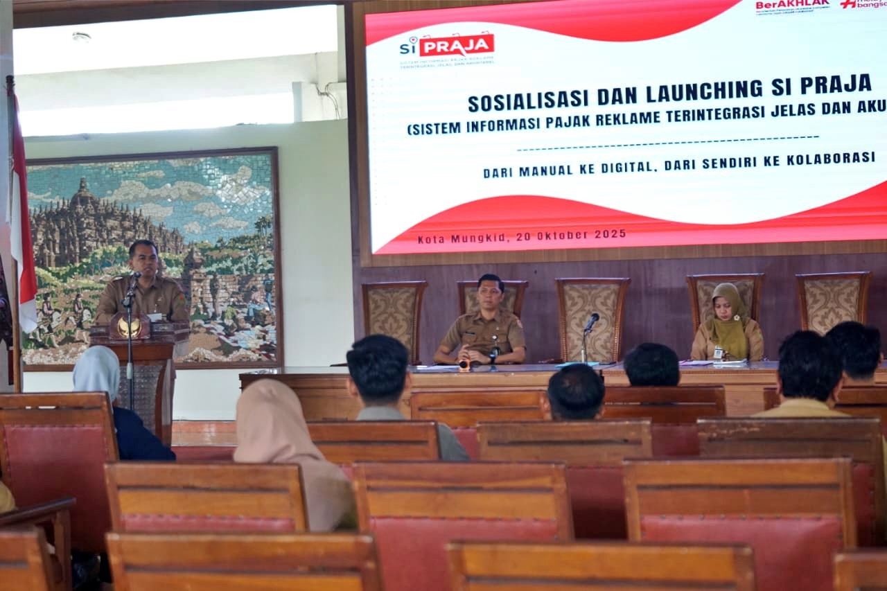 Aplikasi “Si Praja” Dorong Pengelolaan Pajak Reklame Terintegrasi dan Akuntabel