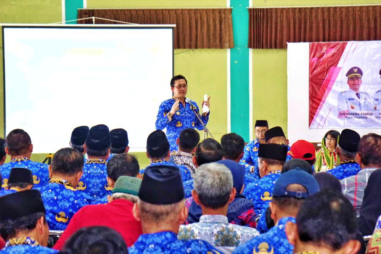 Bupati Magelang Dorong Kepala Desa Berfikir Lebih Konstruktif Dalam Membangun Desa