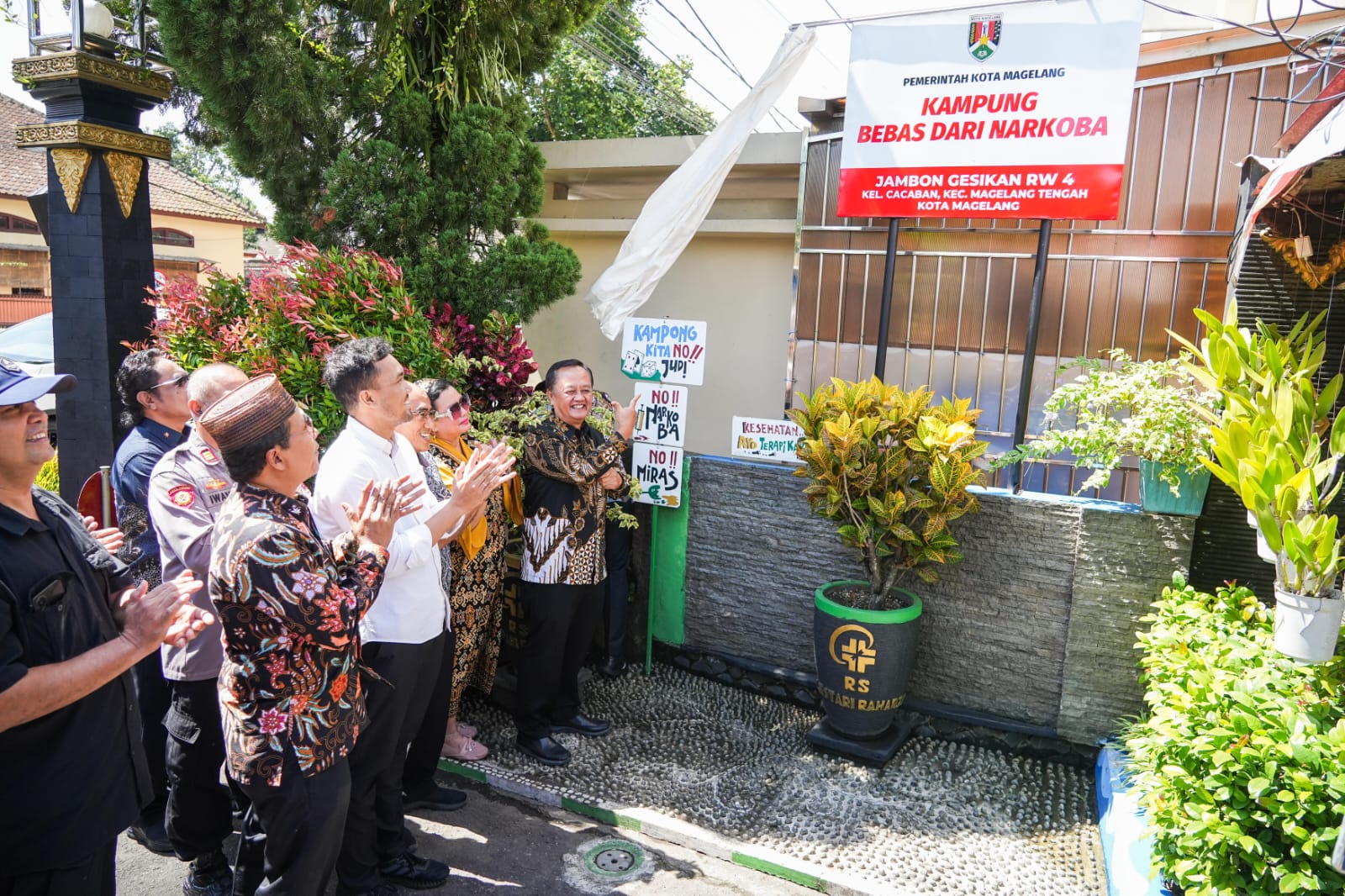 Jambon Gesikan Jadi Kampung Bebas Narkoba ke-11 di Kota Magelang