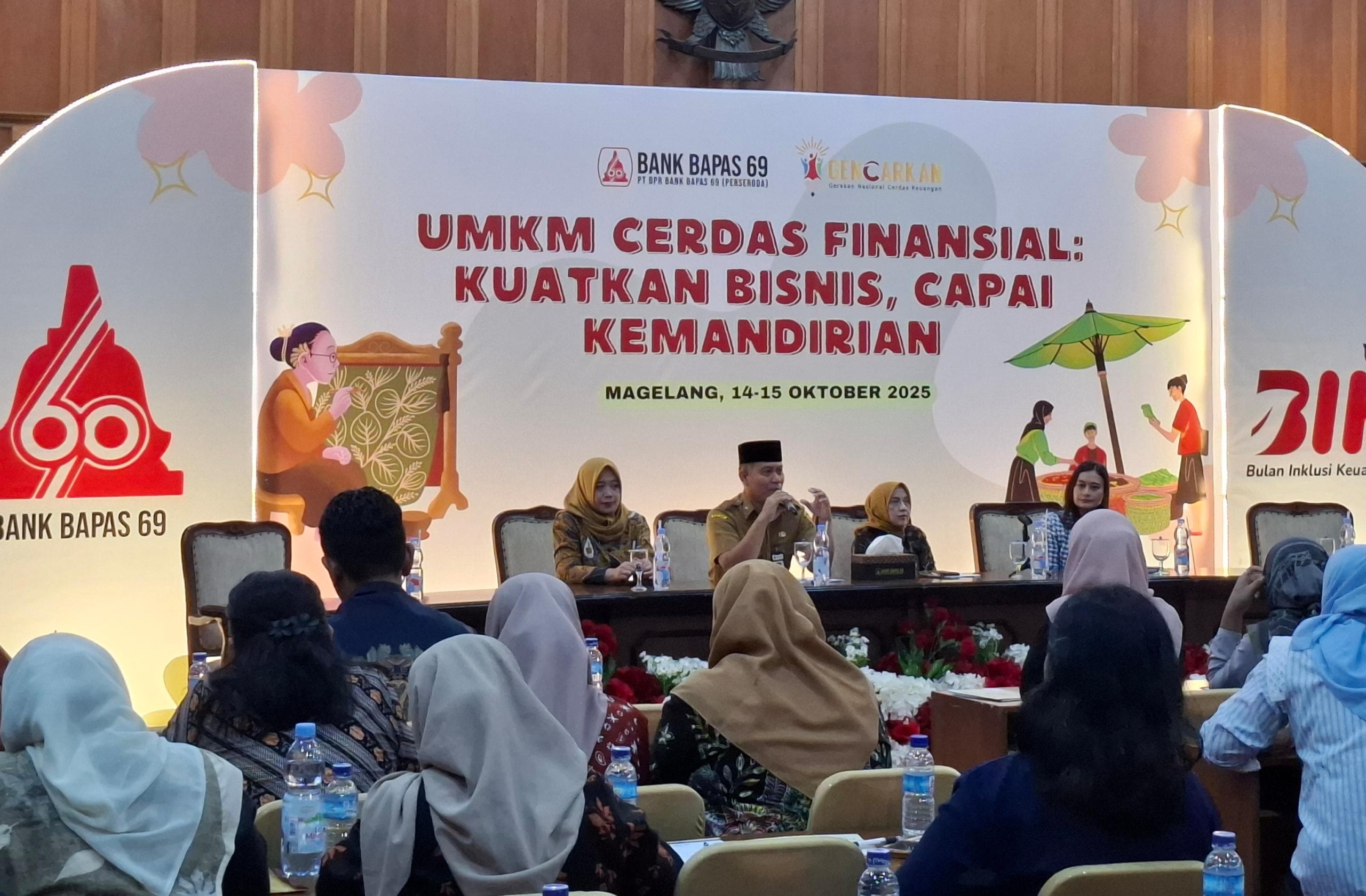 Dorong Kemandirian Ekonomi Pelaku Usaha, Bank Bapas 69 Magelang Gelar Pelatihan UMKM Cerdas Finansial