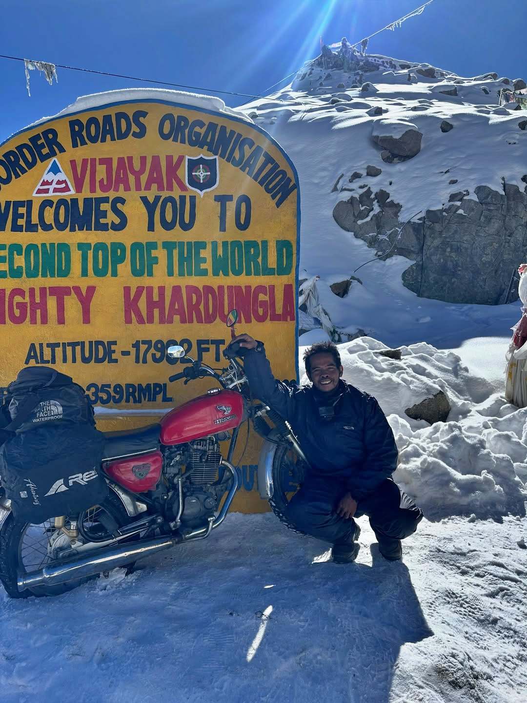 Kisah Inspiratif Priyo Handoko, Biker Magelang Taklukkan Himalaya dengan Motor CB _ Foto Instagram Priyo