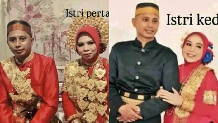 Viral pria nikahi 2 perempuan, dengan akad hanya berselang tiga hari.
