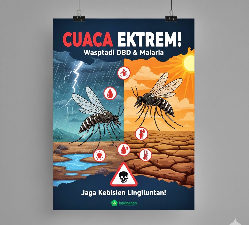 Cuaca Ekstrem, Waspadai DBD dan Malaria